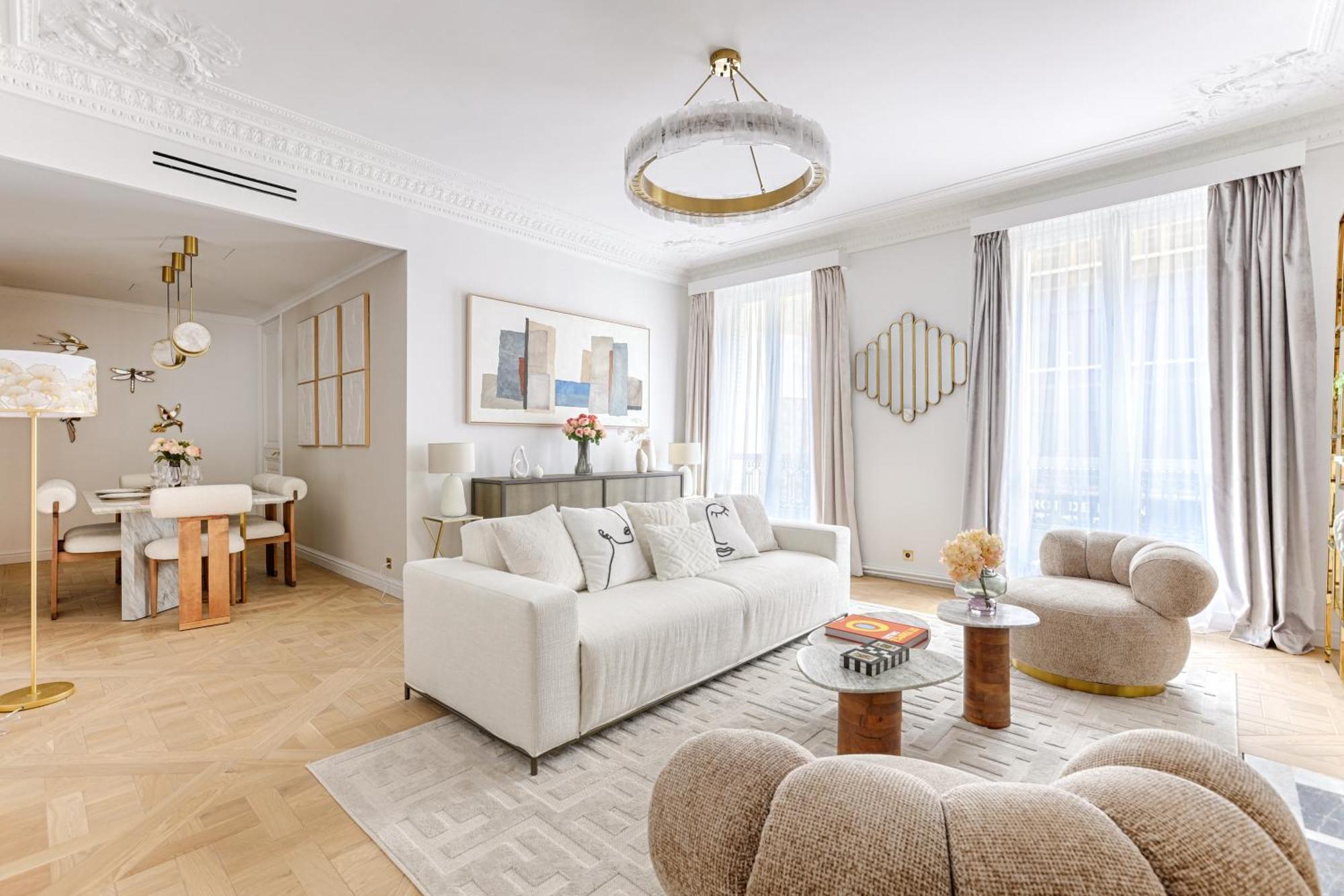 Elegant Luxury Apartment For 6 On Champs-Elysees Paris Bagian luar foto