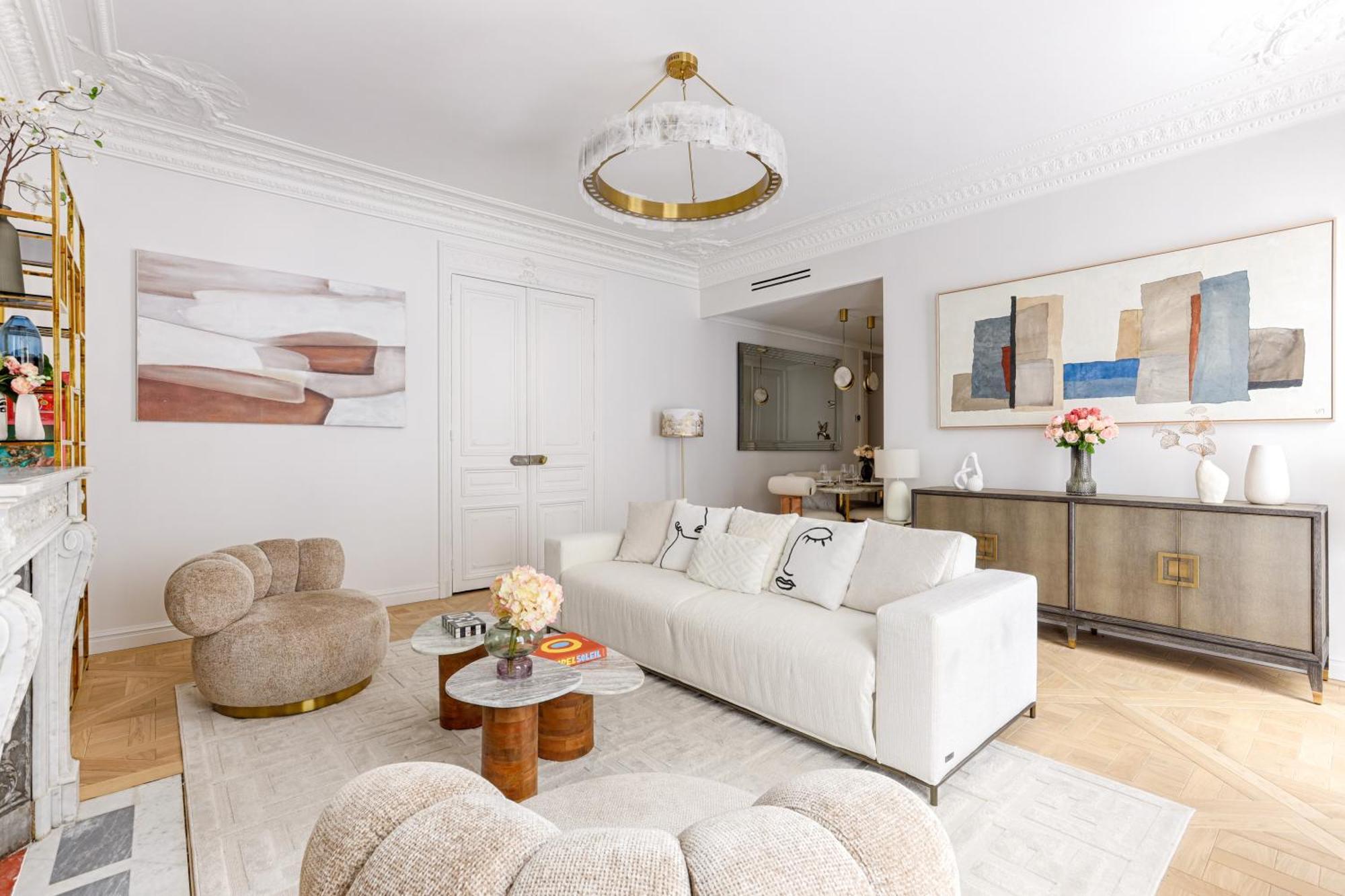 Elegant Luxury Apartment For 6 On Champs-Elysees Paris Bagian luar foto