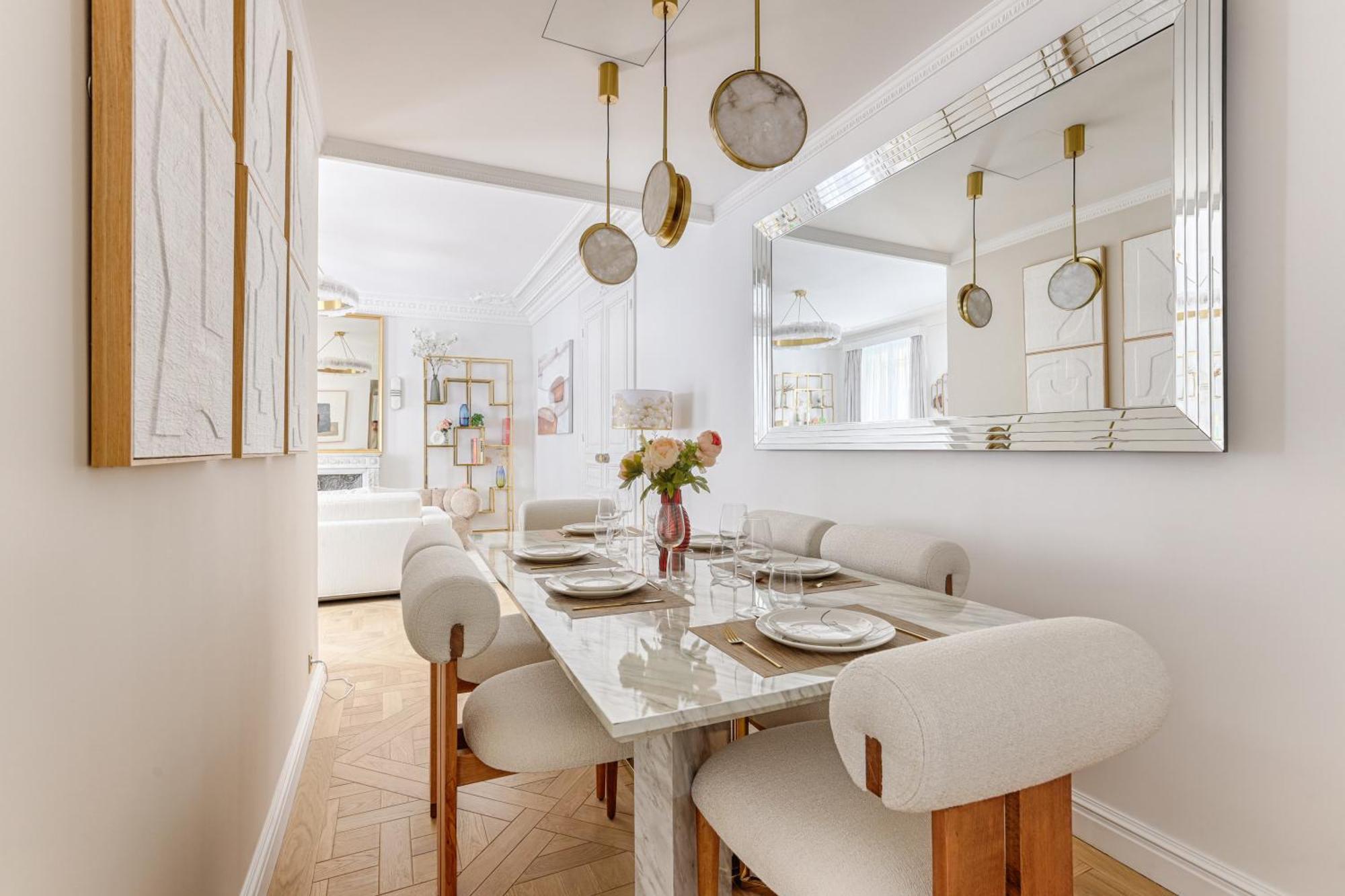 Elegant Luxury Apartment For 6 On Champs-Elysees Paris Bagian luar foto